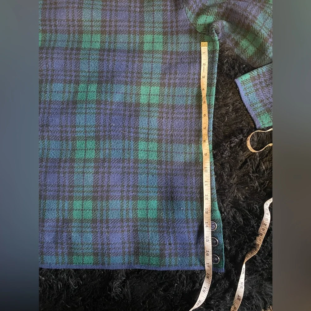 Appleseeds flannel print long sleeve top - Picture 6 of 10